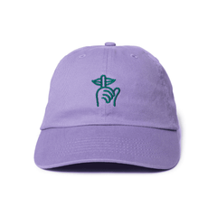 Shhh Logo Dad Hat - Lilac