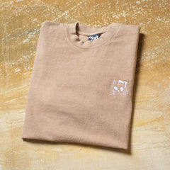 Music Cat Embroidered T - Mushroom - Made in USA