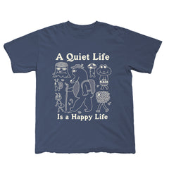 Happy Life T - Navy