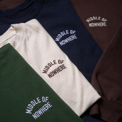 Middle of Nowhere Embroidered T - SMALL ONLY