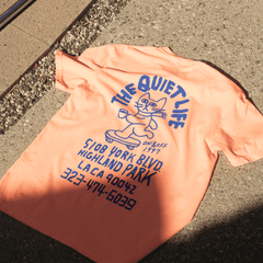 Skating Cat T - Cantaloupe