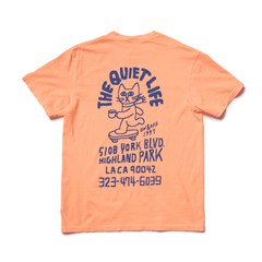 Skating Cat T - Cantaloupe