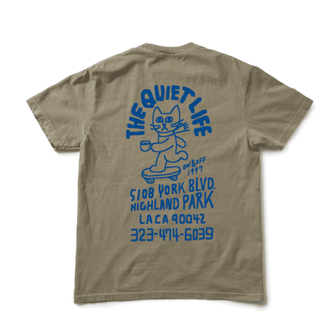 Skating Cat T - Khaki