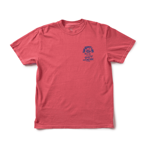 Skating Cat T - Coral