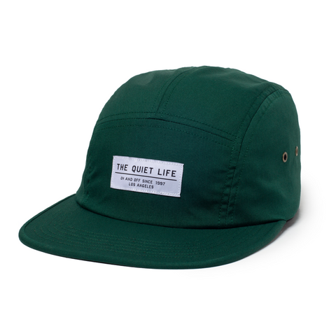 Foundation 5 Panel Camper Hat - Made in USA - Hunter Green