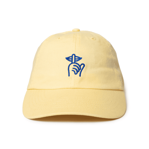 Shhh Logo Dad Hat - Butter
