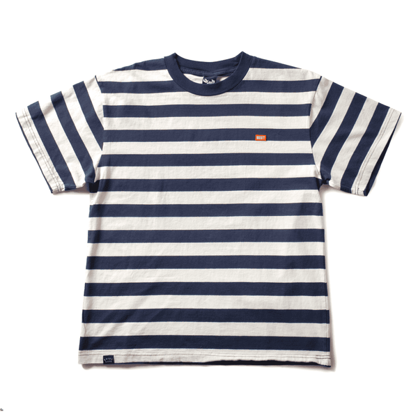 Stripe Boxy T - Blue / White - MEDIUM ONLY