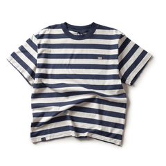 Stripe Boxy T - Blue / White - MEDIUM ONLY
