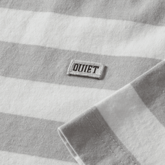 Stripe Boxy T - Grey / White
