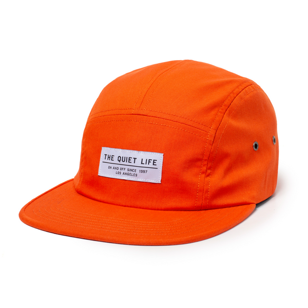 Foundation 5 Panel Camper Hat - Made in USA - Orange