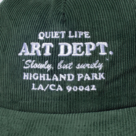 Art Dept. Hat - Green Cord