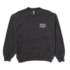 Lonely Palm Embroidered Middle of Nowhere Crew Neck - Vintage Black - LARGE ONLY