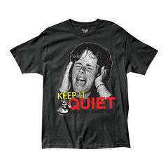 SAMPLE SALE 25 - Keep It Quiet T - Black