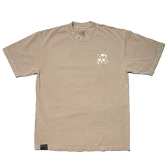 Music Cat Embroidered T - Mushroom - Made in USA