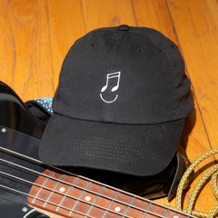 Music Man Dad Hat - Black