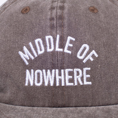 Middle of Nowhere 6 Panel Hat - Vintage Wash SP25