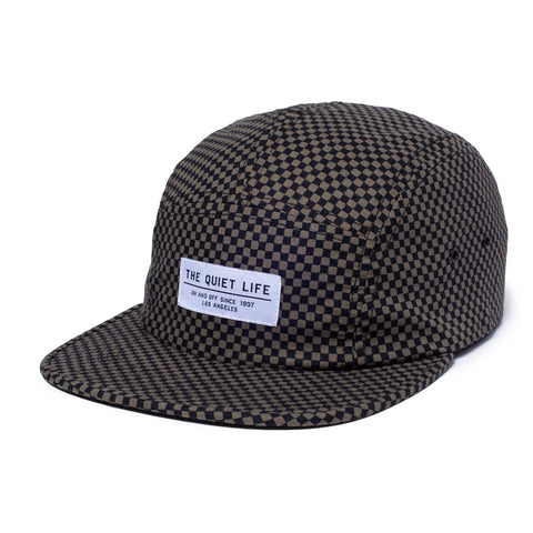 Checkerboard 5 Panel Camper Hat - Made in USA