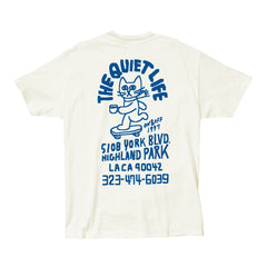 Skating Cat T - Cream