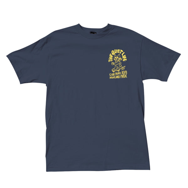 Skating Cat T - Navy