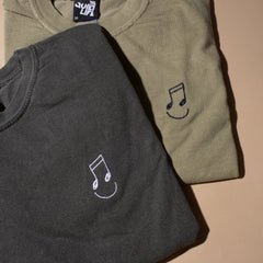 Music Man Embroidered T - Pepper