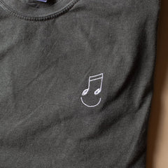 Music Man Embroidered T - Pepper