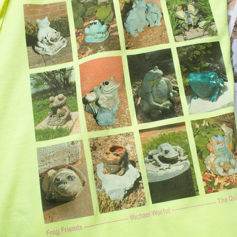 Frog Friends T - Neon Lemon