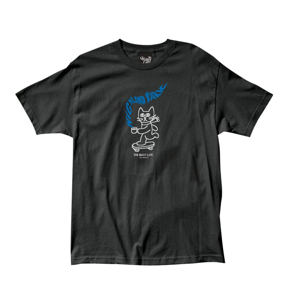 Coffee Steam Cat Highland Park T - MEDIUM ONLY