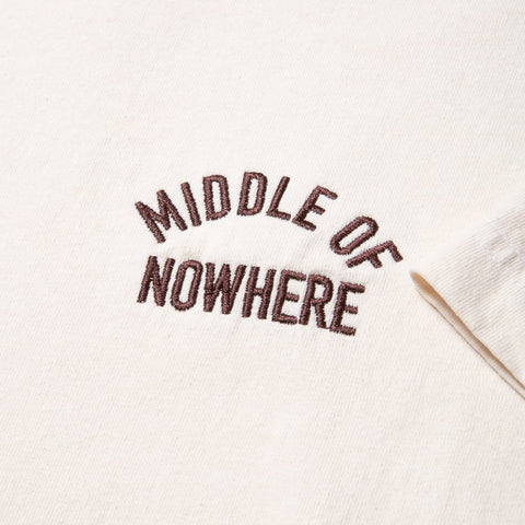 Middle of Nowhere Embroidered T - SMALL ONLY